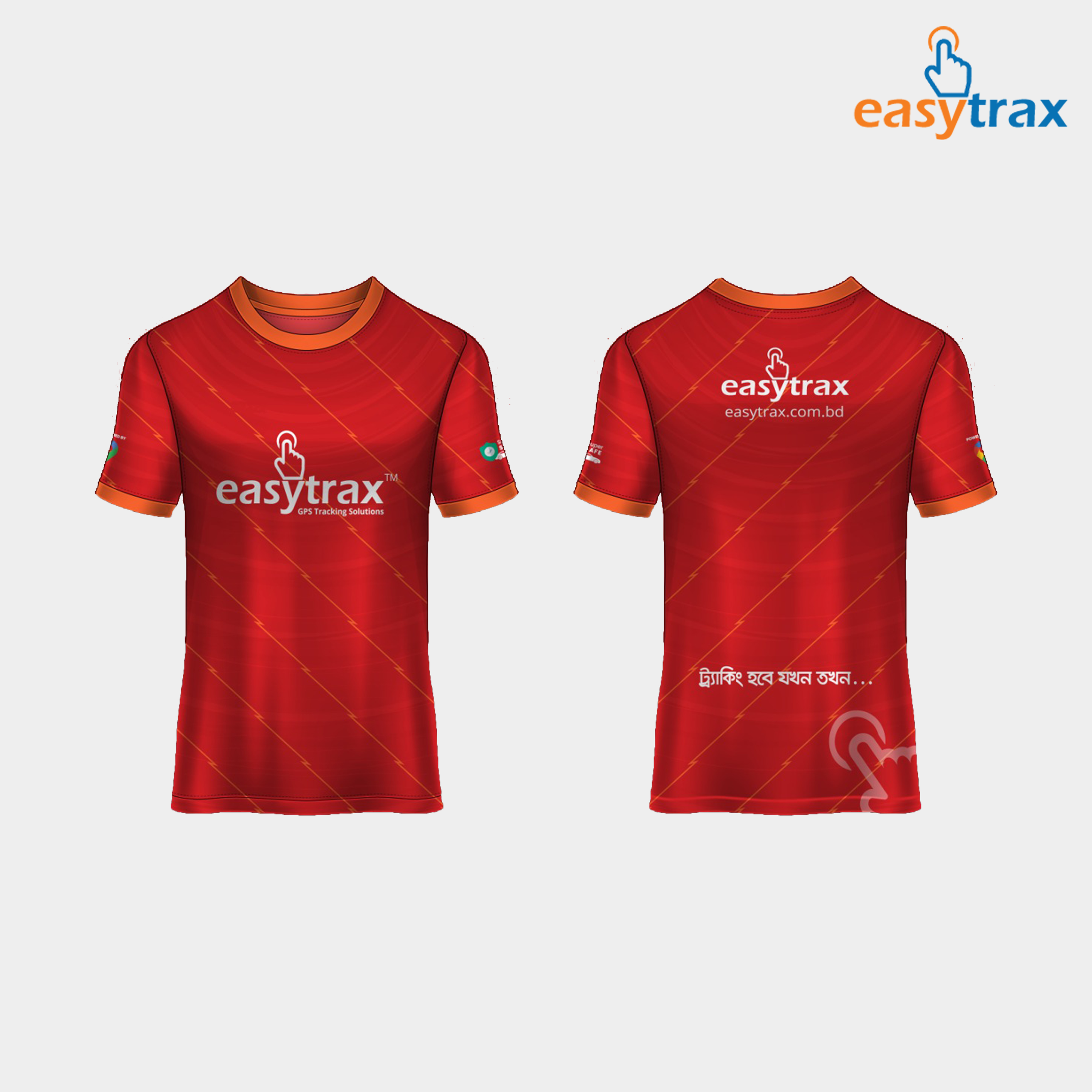 EASYTRAX BRANDED RED PREMIUM T-SHIRT - Easytrax World